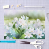 Gebied van Bloemen-Jasmijn (D) Waterverf Tissuepapier (Craft)