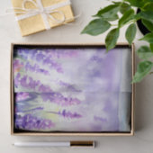 Gebied van Bloemen-Lavendel (B) Waterverf Tissuepapier (Geschenk)