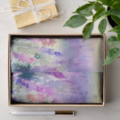 Gebied van Bloemen-Lavendel (D) Waterverf Tissuepapier (Geschenk)