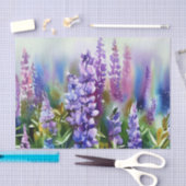 Gebied van Bloemen-Lupine (A) Waterverf Tissuepapier (Craft)