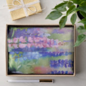 Gebied van Bloemen-Lupine (C) Waterverf Tissuepapier (Geschenk)
