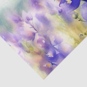 Gebied van Bloemen-Monkshood (B) Waterverf Tissuepapier (Detail)