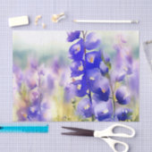 Gebied van Bloemen-Monkshood (B) Waterverf Tissuepapier (Craft)