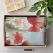 Gebied van Bloemen-Poppy (C) Waterverf Tissuepapier (Geschenk)