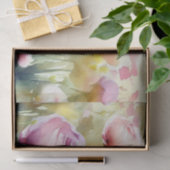 Gebied van Bloemen-Ranunculus (A) Waterverf Tissuepapier (Geschenk)