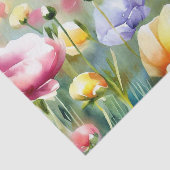 Gebied van Bloemen-Ranunculus (B) Waterverf Tissuepapier (Detail)