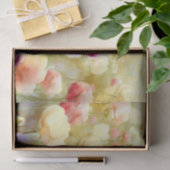 Gebied van Bloemen-Ranunculus (D) Waterverf Tissuepapier (Geschenk)