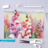 Gebied van Bloemen-Snapdragon (C) Waterverf Tissuepapier (Craft)