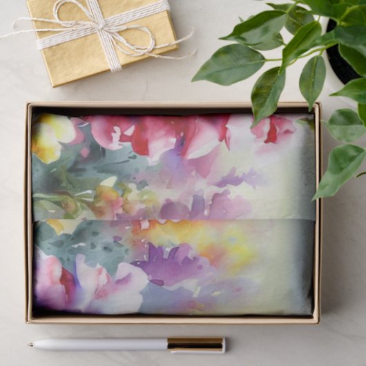 Gebied van Bloemen-Snapdragon (D) Waterverf Tissuepapier (Geschenk)