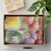 Gebied van Bloemen-Tulp (B) Waterverf Tissuepapier (Geschenk)