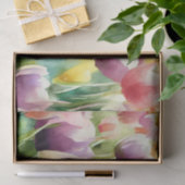 Gebied van Bloemen-Tulp (D) Waterverf Tissuepapier (Geschenk)