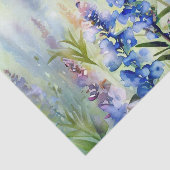 Gebied van Bloemen-Veronica (D) Waterverf Tissuepapier (Detail)