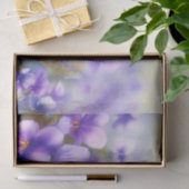 Gebied van Bloemen-Violet (D) Waterverf Tissuepapier (Geschenk)