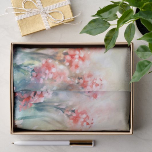 Gebied van Bloemen-Waxflower (A) Waterverf Tissuepapier (Geschenk)