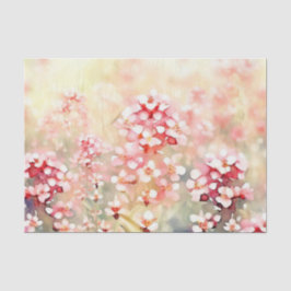 Gebied van Bloemen-Waxflower (B) Waterverf Tissuepapier