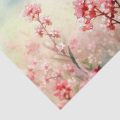 Gebied van Bloemen-Waxflower (D) Waterverf Tissuepapier (Detail)