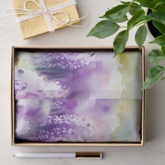 Gebied van Bloemen-Wisteria (A) Waterverf Tissuepapier (Geschenk)