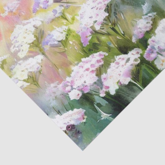 Gebied van Bloemen-Yarrow (A) Waterverf Tissuepapier (Detail)