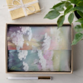 Gebied van Bloemen-Yarrow (C) Waterverf Tissuepapier (Geschenk)