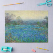 Gebied van Bluebonnets door Julian Onderdon Tissuepapier (Craft)