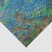 Gebied van Bluebonnets door Julian Onderdon Tissuepapier (Detail)