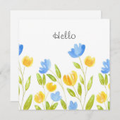 Gebied van de Gele Blauwe Bloemen (Voorkant / Achterkant)