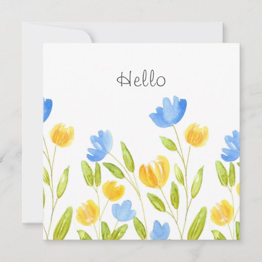 Gebied van de Gele Blauwe Bloemen (Voorkant)