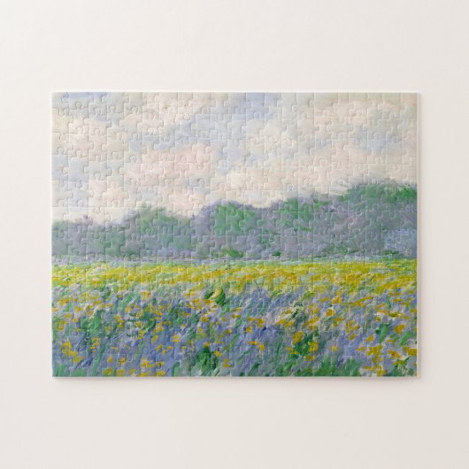 Gebied van de gele Iros Monet Fine Art Legpuzzel (Horizontaal)