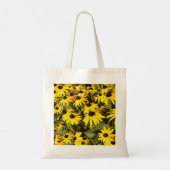 Gebied van de gele wilde bloemen tote bag (Achterkant)