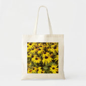 Gebied van de gele wilde bloemen tote bag (Voorkant)