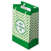 Gebied van de groene kleren klein cadeauzakje (Achterkant Gekanteld)