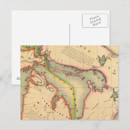 gebied van de Grote Meren 42 Briefkaart (Voorkant / Achterkant)