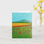 Gebied van de Kaart van de Nota van Papavers (Gele Bloem)