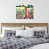 GEBIED VAN DE KANVASAFDRUKKING VAN DE STROOM CANVAS AFDRUK (Insitu (Slaapkamer))