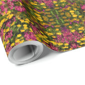Gebied van de kleurrijke bloemen cadeaupapier (Rol Hoek)