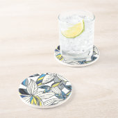 Gebied van de Kleurrijke Bloemen - kies Uw Achterg Zandsteen Onderzetter (Zijkant)