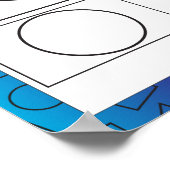 Gebied van de Regenboog van de Schapen Poster (Hoek)