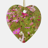 Gebied van de roze bloemen keramisch ornament (Rechts)