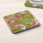 Gebied van de roze bloemen onderzetter (Linkerzijde)