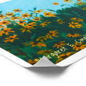 Gebied van de schildering van de zwarte-eiwithoude poster (Hoek)