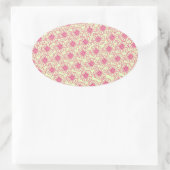 Gebied van de Stickers van de Ovale Daisies, Roze  (Tas)