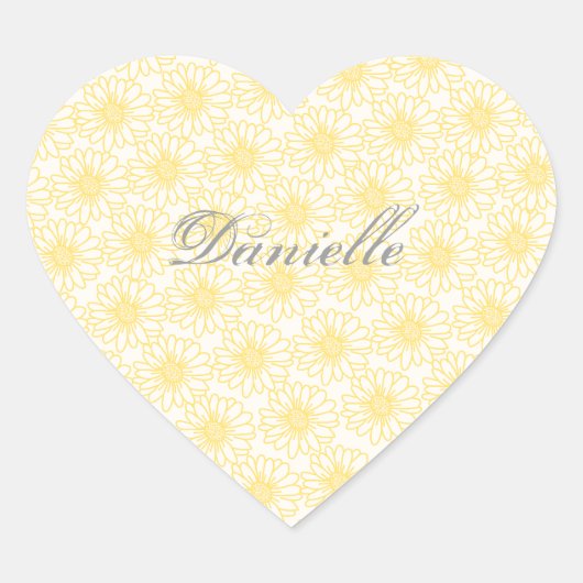 Gebied van de Stickers van het Heart van Daisies,  (Voorkant)