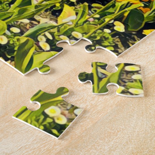 Gebied van de tulpenpuzzel legpuzzel (Zijkant)