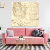 Gebied van de Verenigde Staten Canvas Afdruk (Insitu (Woonkamer))