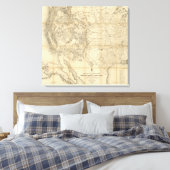Gebied van de Verenigde Staten Canvas Afdruk (Insitu (Slaapkamer))