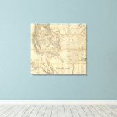 Gebied van de Verenigde Staten Canvas Afdruk (Insitu (Houten vloer))