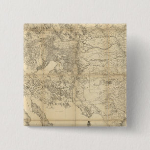 Gebied van de Verenigde Staten Vierkante Button 5,1 Cm