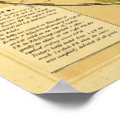 Gebied van Gettysburg 1 juli 2012 en 3 juli 1863 Poster (Hoek)