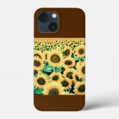 Gebied van Gouden Gele Zonnebloemen Case-Mate iPhone Case (Achterkant)