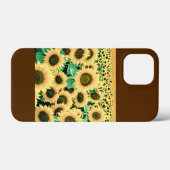 Gebied van Gouden Gele Zonnebloemen Case-Mate iPhone Case (Achterkant (horizontaal))